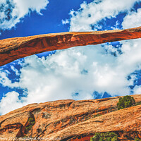 Buy canvas prints of Colorful Landscape Arch Devils Garden Arches National Park Moab  by William Perry