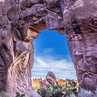 Buy canvas prints of Pine Tree Arch Devils Garden Arches National Park Moab Utah  by William Perry