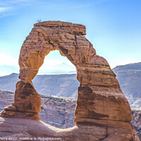 Buy canvas prints of Delicate Arch Rock Canyon Arches National Park Moab Utah  by William Perry