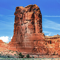 Buy canvas prints of Sheep Rock Formation Canyon Arches National Park Moab Utah  by William Perry