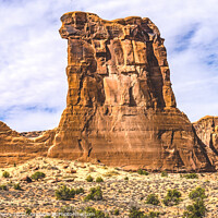 Buy canvas prints of Sheep Rock Formation Canyon Arches National Park Moab Utah by William Perry