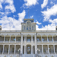 Buy canvas prints of Iolani Palace Building Royal Residence Honolulu Oahu Hawaii by William Perry