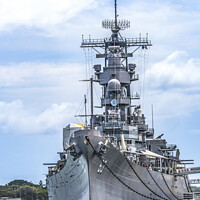 Buy canvas prints of USS Missouri Memorial Pearl Harbor Honolulu Hawaii by William Perry