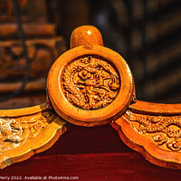 Buy canvas prints of Dragon Roof Decoration Gugong Forbidden City Beijing China by William Perry