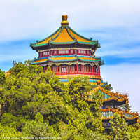 Buy canvas prints of Longevity Hill Pagoda Buddha Tower Summer Palace Beijing China by William Perry