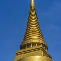 Buy canvas prints of Gold Pagoda Chedi Grand Palace Bangkok Thailand by William Perry