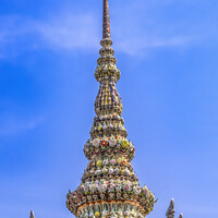 Buy canvas prints of Porcelain Stupa Pagoda Grand Palace Bangkok Thailand by William Perry
