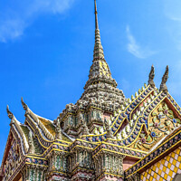 Buy canvas prints of Porcelain Pagoda Grand Palace Bangkok Thailand by William Perry