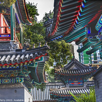 Buy canvas prints of Chinese Style Buildings Cow Street Niu Jie Mosque Beijing China by William Perry