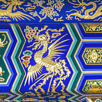 Buy canvas prints of Phoenix Detail Temple of Heaven Beijing China by William Perry