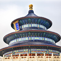 Buy canvas prints of Prayer Hall Temple of Heaven Wide Beijing China by William Perry