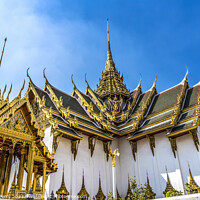 Buy canvas prints of Dusit Maha Prasat Hall Grand Palace Bangkok Thailand by William Perry