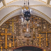 Buy canvas prints of Entrance Crosses Black Madonna Chapel Jasna Gora Poland by William Perry
