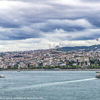 Buy canvas prints of Ferry Boat Asia Bosphorus Istanbul Turkey by William Perry