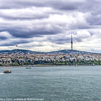 Buy canvas prints of Ferry Boat Asia Bosphorus Istanbul Turkey by William Perry