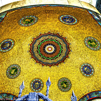Buy canvas prints of Golden Mosaic Kaiser Wilhelm Dome Hippodrome Istanbul Turkey by William Perry