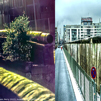 Buy canvas prints of Real Berlin Wall Remains Wall Park Berlin Germany by William Perry