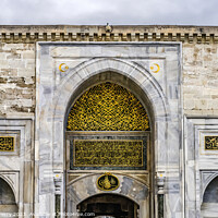 Buy canvas prints of Topkapi Palace Entrance Gate Decorations Istanbul Turkey by William Perry
