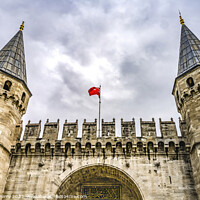 Buy canvas prints of Topkapi Palace Entrance Gate Istanbul Turkey by William Perry
