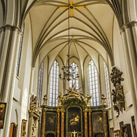 Buy canvas prints of Altar St Mary's Church Berlin Germany by William Perry