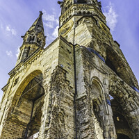 Buy canvas prints of Kaiser Wilhelm Memorial Church Berlin Germany by William Perry