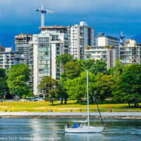 Buy canvas prints of Sailboat Engish Bay Fraser River Vanier Park Vancouver British C by William Perry