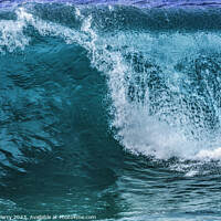 Buy canvas prints of Colorful Large Wave Waimea Bay North Shore Oahu Hawaii by William Perry