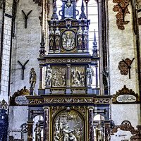 Buy canvas prints of 1611 Baptism Font St John's Church Cultural Center Gdansk Poland by William Perry