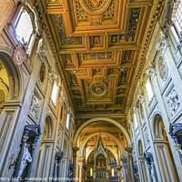 Buy canvas prints of Altar Basilica Saint John Lateran Cathedral Rome Italy by William Perry