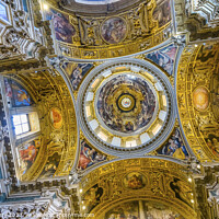 Buy canvas prints of Dome Basilica Santa Maria Maggiore Rome Italy by William Perry