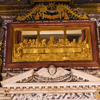 Buy canvas prints of Jesus Last Supper Saint John Lateran Cathedral Rome Italy by William Perry