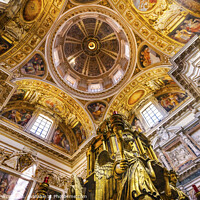 Buy canvas prints of Tabernacle Dome Basilica Santa Maria Maggiore Rome Italy by William Perry