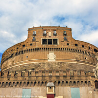 Buy canvas prints of Castel Ponte Sant Angelo Vatican Castle Rome Italy by William Perry