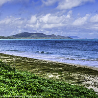 Buy canvas prints of Colorful Kailua Beach Park Shore Windward Oahu Hawaii by William Perry