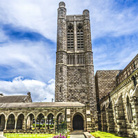 Buy canvas prints of St Andrew Episcopal Cathedral Church Honolulu Hawaii by William Perry