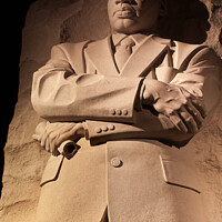 Buy canvas prints of Martin Luther King Memorial Night Washington DC by William Perry