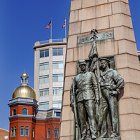 Buy canvas prints of Grand Army Republic Civil War Memorial Washington DC by William Perry