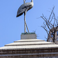 Buy canvas prints of Temperance Stork Bronze Memorial Washington DC by William Perry