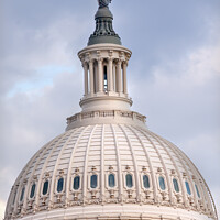 Buy canvas prints of US Capitol Dome Freedom Statue Washington DC by William Perry
