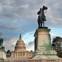 Buy canvas prints of US Grant Statue Memorial Capitol Hill Washington DC by William Perry