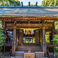 Buy canvas prints of Main Hall Hotoku Ninomiya Shinto Shrine Odawara Japan by William Perry