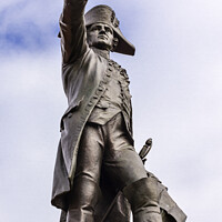 Buy canvas prints of General Rochambeau Statue Lafayette Park Autumn Washington DC by William Perry