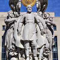 Buy canvas prints of George Gordon Meade Memorial Civil War Statue Pennsylvania Ave W by William Perry