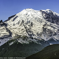 Buy canvas prints of Mount Rainier Crystal Mountain Lookout Pierce County Washington by William Perry