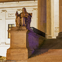 Buy canvas prints of US Supreme Court Statue Capitol Hill Washington DC by William Perry