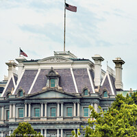 Buy canvas prints of Old Executive Office Eisenhower Building Washington DC by William Perry