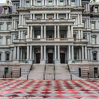 Buy canvas prints of Old Executive Office Eisenhower Building Washington DC by William Perry