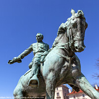 Buy canvas prints of General Philip Sheridan Statue Washington DC by William Perry