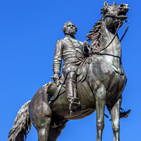 Buy canvas prints of Major General Thomas Civil War Statue Washington DC by William Perry