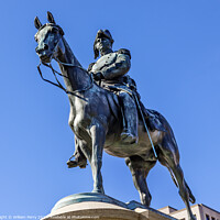 Buy canvas prints of General Winfield Scott Statue Scott Circle Washington DC by William Perry